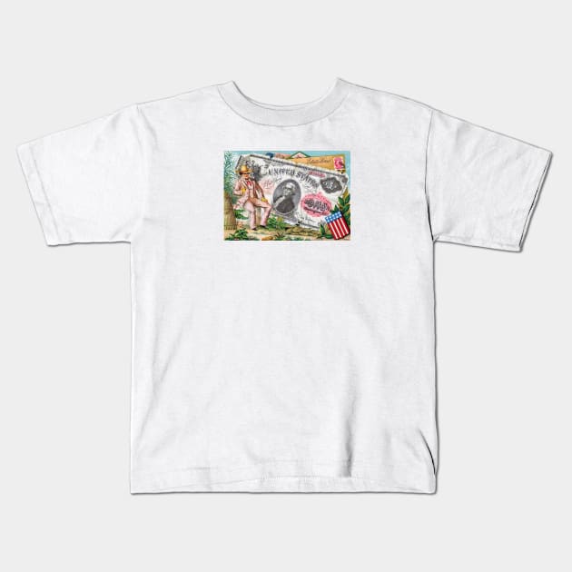 19th C. American Commerce Kids T-Shirt by historicimage